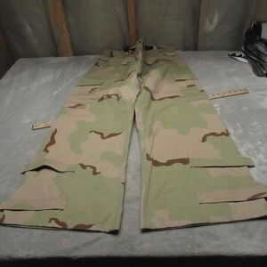 Military Cargo Pants Mens 38 Tan Desert Camo Tactical Army Chemical‎ VTG 38x32